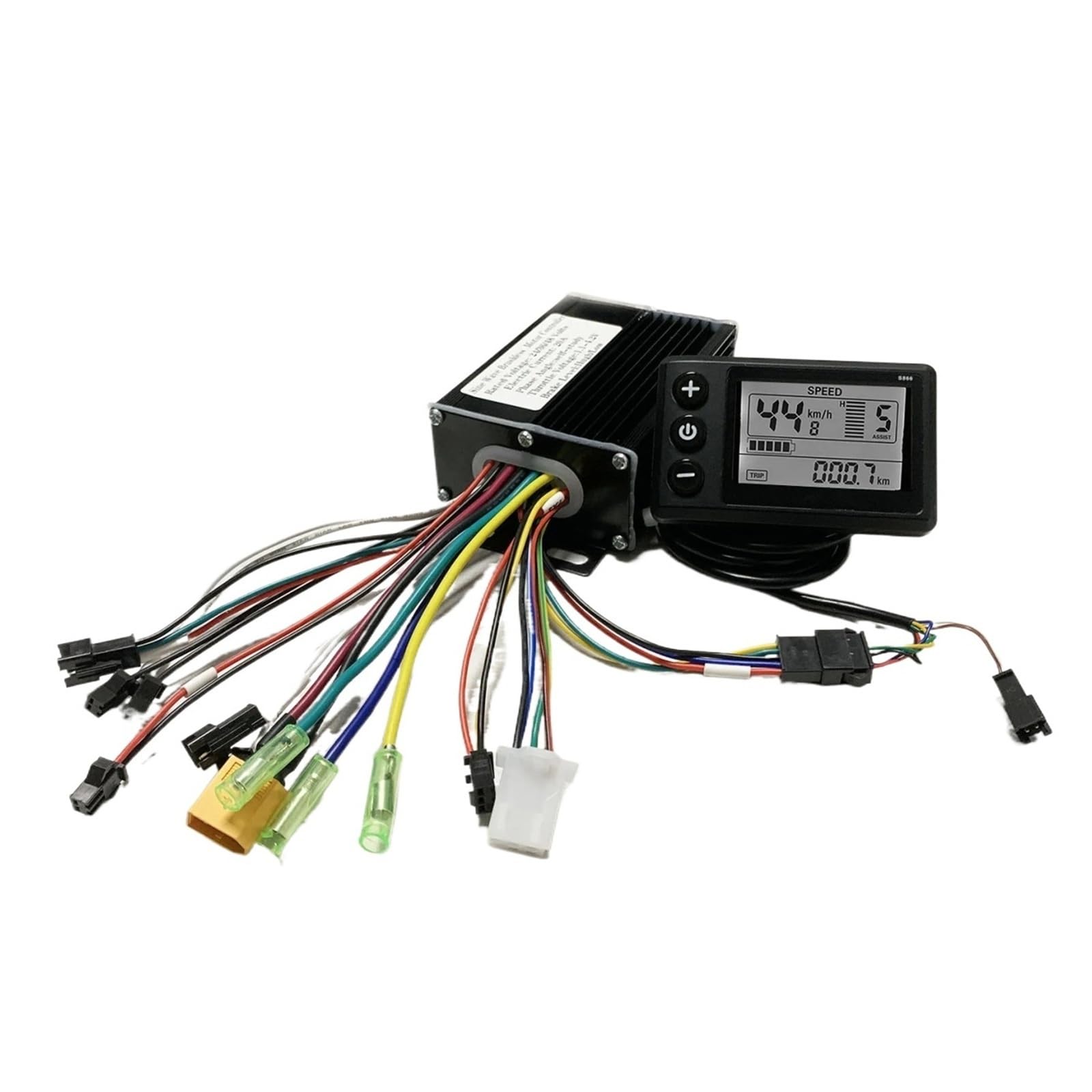 HHB18I 24V 36V 48V 350W 500W Controller with LCD S866. BLDC 3 mode sine wave Kit E-Bicycle 20A Electric Scooter Accelerator