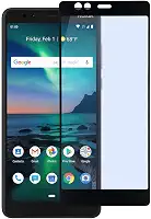 Para Nokia 3.1C (Cricket Wireless), Nokia 3.1A (AT&T) 13.8 cm 3.1 C/3.1 A - Protetor de tela de vidro temperado - Preto