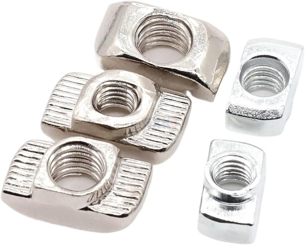 M3 M4 M5 M6 M8 Thread T Nut T-Slot Carbon Steel 2023 3030 4040 4545 Series Aluminum Profiles (Color : 20pcs Carbon Steel, Size : 40 T-nut M4)