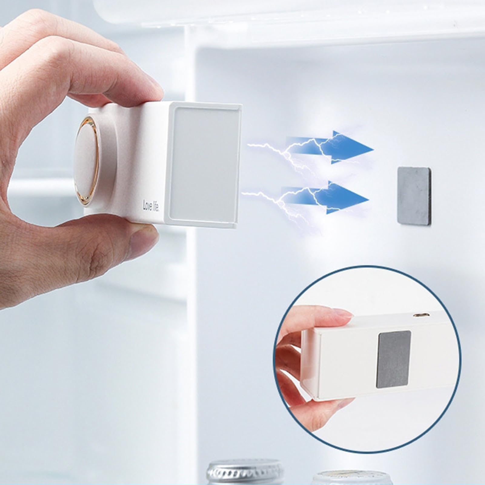 Eliminatore di odori frigorifero | Assorbente Odori Armadio Deodorante Frigo Eliminatore di Odori 3 Modalità Dispositivo Intelligente per Cucina Armadio Toilette Viaggi