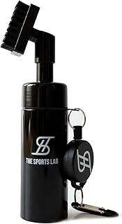 The Sports Lab Golf Club Cleaner Kit- Including Golf Club Cleaner Brush Bottle with Built-in Spray, Microfiber Golf Towel & Clip Hook- Portable Golf Club Cleaning Kit- Ideal Golf Gifts for Men