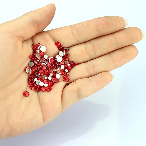 Miniatura 2 de LolliBeads Piedras redondas de resina para uñas con parte trasera plana y cristales acrílicos.