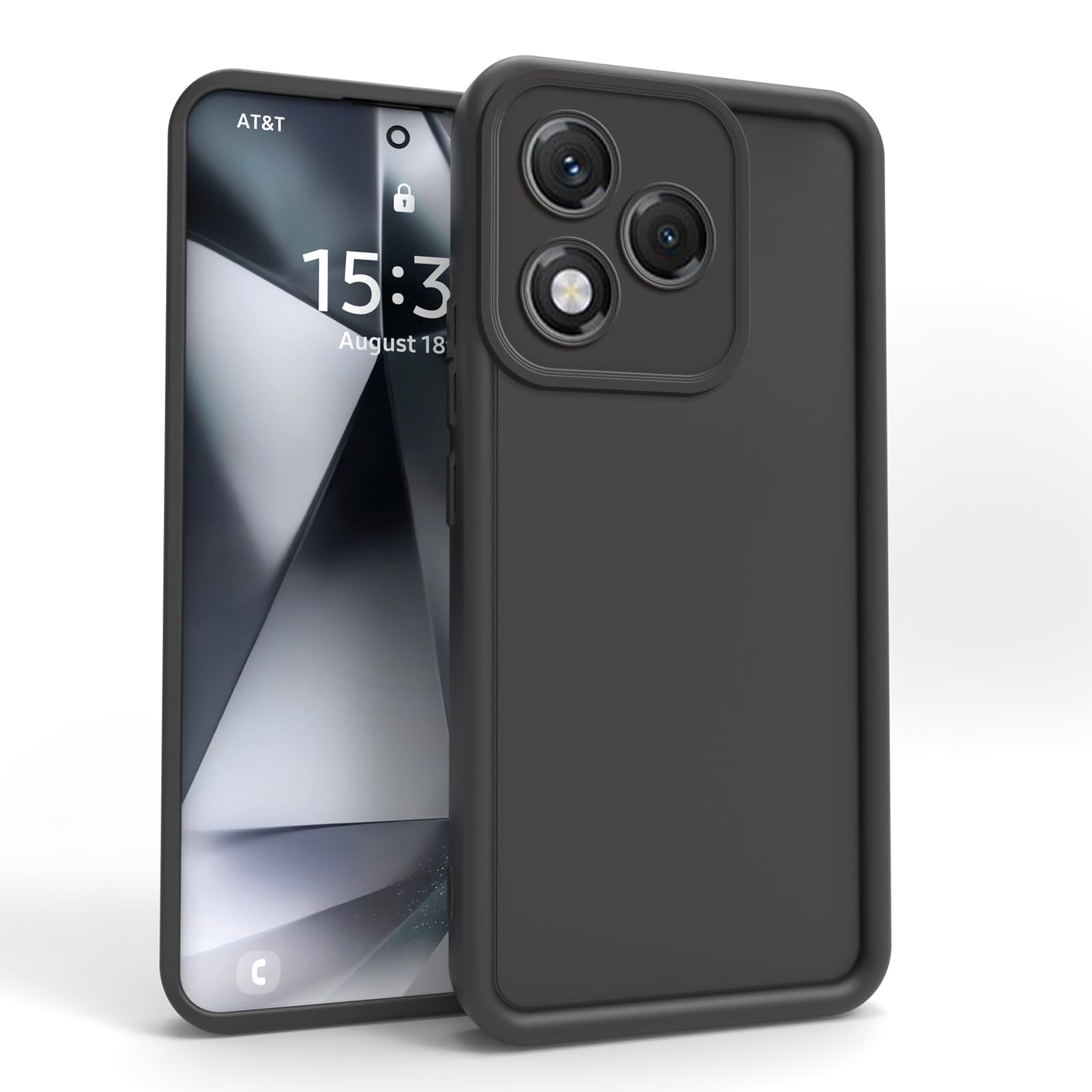 WFTE Cover per Honor 400 Smart Silicone Liquido Custodia Protettiva Protezione Anticaduta, Antiscivolo Cellulare Ultra Sottile Antiurto Morbido Case