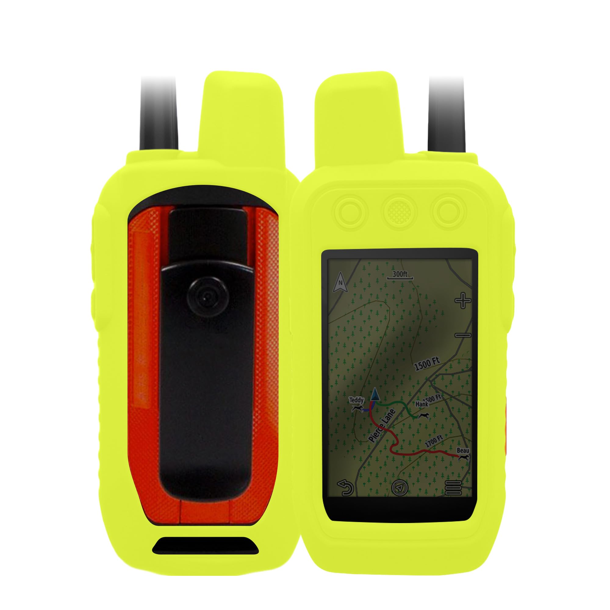 kwmobile Cover in silicone compatibile con Garmin GPSMAP 65/62 / 62S / 62SC - Custodia protettiva antiscivolo compatibile con dispositivi GPS di navigazione - Protezione navigatore