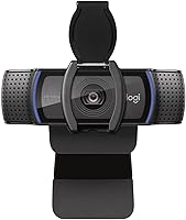 Vista 3 de Logitech Webcam HD Pro C920S 1080p USB, 960-001252 (1080p USB incluye cubierta a lente)