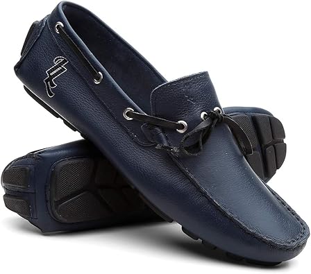 Mocassim Masculino Em Couro Polo Marinho em Promoção | Ofertas na Americanas