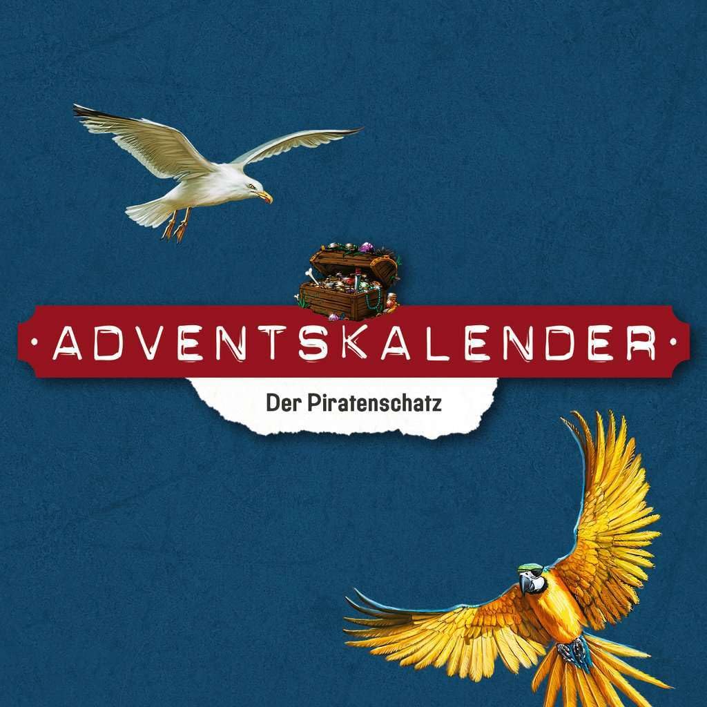 Ravensburger Mystery Kids Calendrier de l'Avent 20186 – Le trésor de pirate – Calendrier de l'Avent énigmes pour enfants à partir de 6 ans – 24 énigmes pour les amateurs d'EXIT