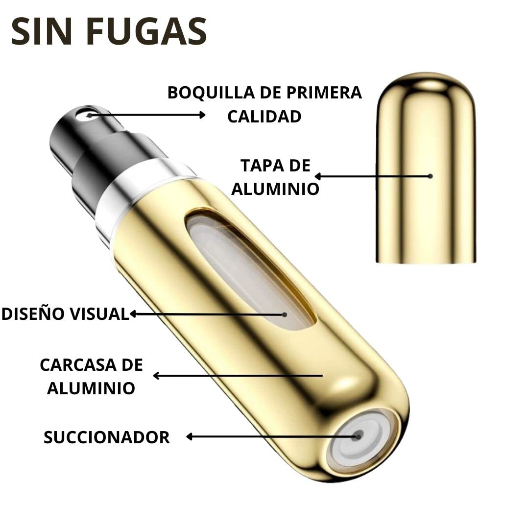 3 SZTUK 5ML Akumulator perfum Atomizer, Mini przenośna butelka z rozpylaczem, Akumulator do wody kolońskiej, miniaturowe perfumy bez wycieków, słoik. Idealny na wieczór, podróże, imprezy, randki.