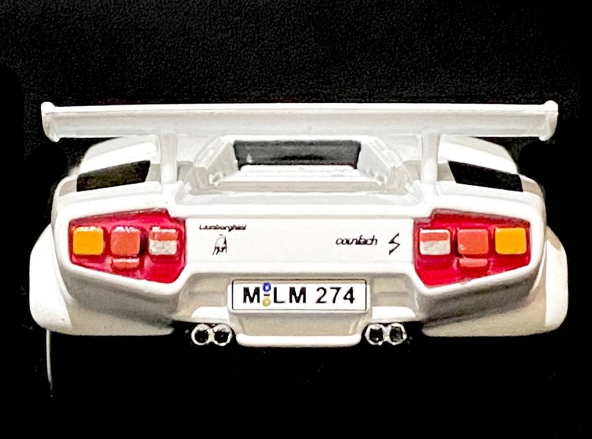 Amazon | 1/43 Lamborghini Countach LP400 S 1978 White 1 of 1,000