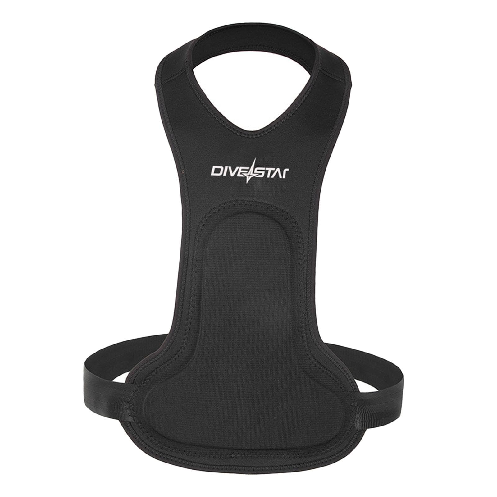 Fenteer Almohadilla de Pecho Protectora para Pesca Submarina para Hombres Y Mujeres, Almohadilla de Carga de Pecho de Neopreno Profesional Portátil para Pesca