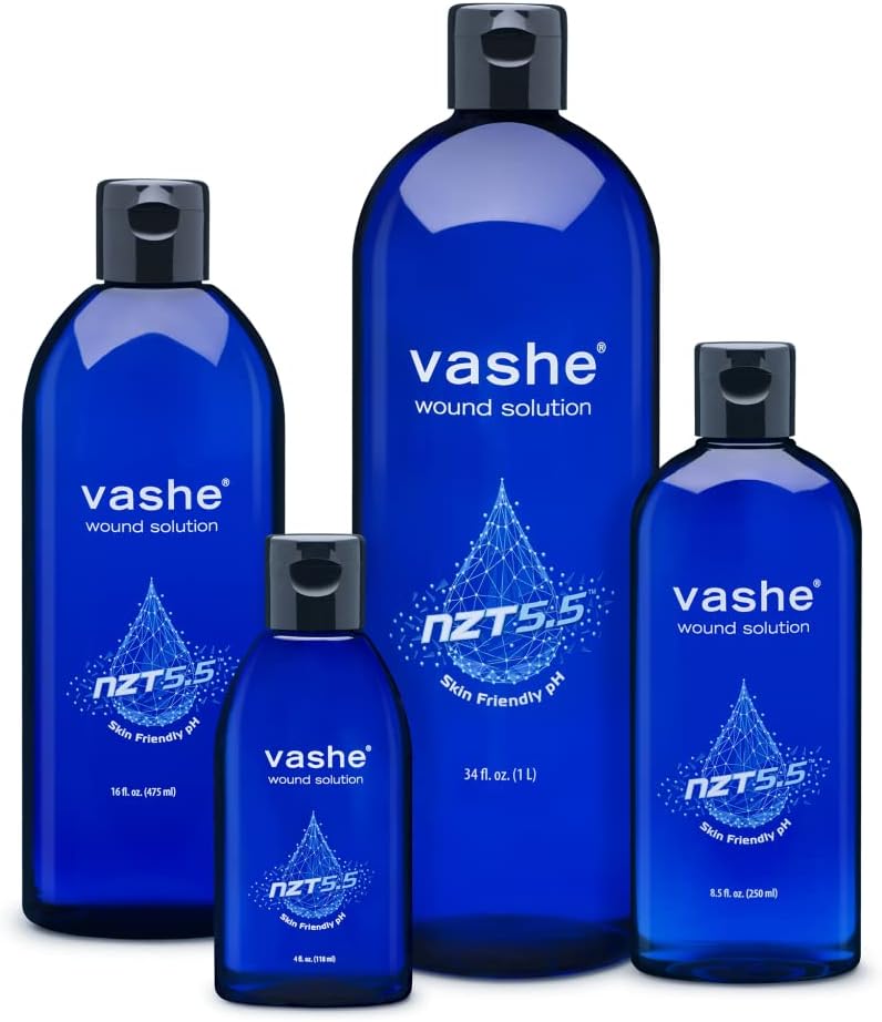 Vashe Wound Cleanser, Wound Solution, 4 oz Bottle Health
