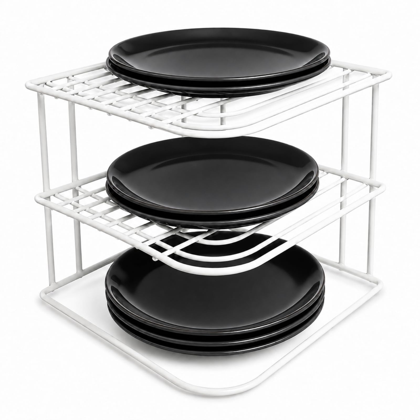 Esquinero Organizador De Cocina 3 Niveles para Cocina y Alacena Estante de