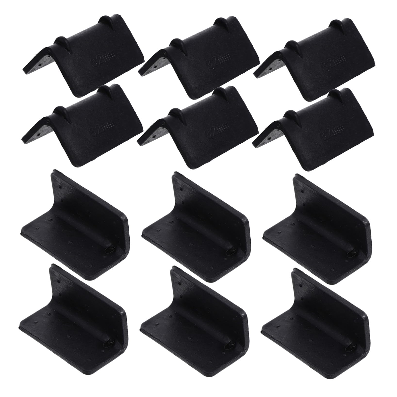 Luxshiny 100 Protecteurs De Bord en Plastique 2.17X1.18X1.18In Protection d'angle pour Cargaison avec Répartition Uniforme De La Pression Protège Feuillard Et Palette pour Transport Et Stockage