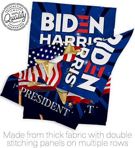 Miniatura 7 de Biden Harris Flag Juego de 46 banderas de jardín, soporte de pared patriótico, voto, presidente demócrata, republicano, Tea Party, Estados Unidos,