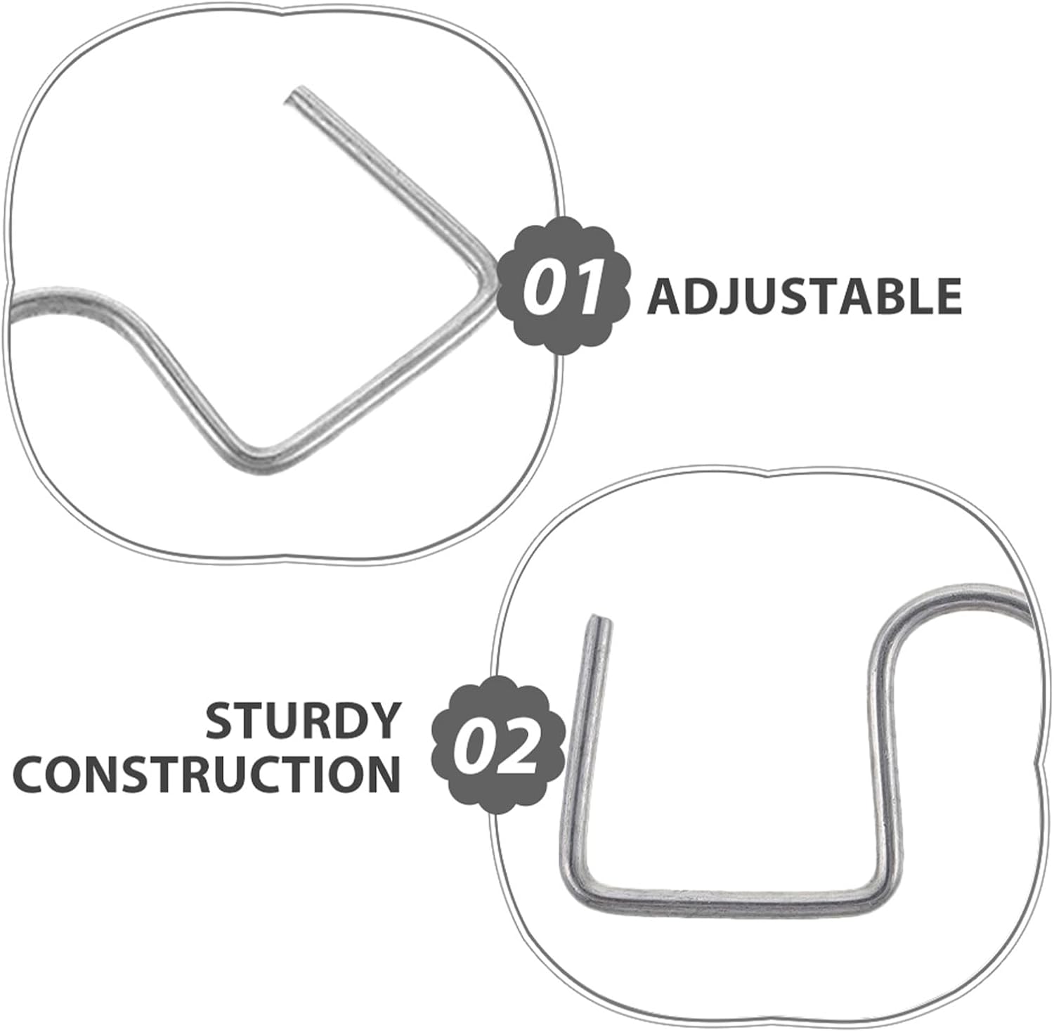 Hemoton 40pcs Tree Branch Training Clips Bending Tool Branch Puller Spreader Support for Gardening and Orchard Management Supply