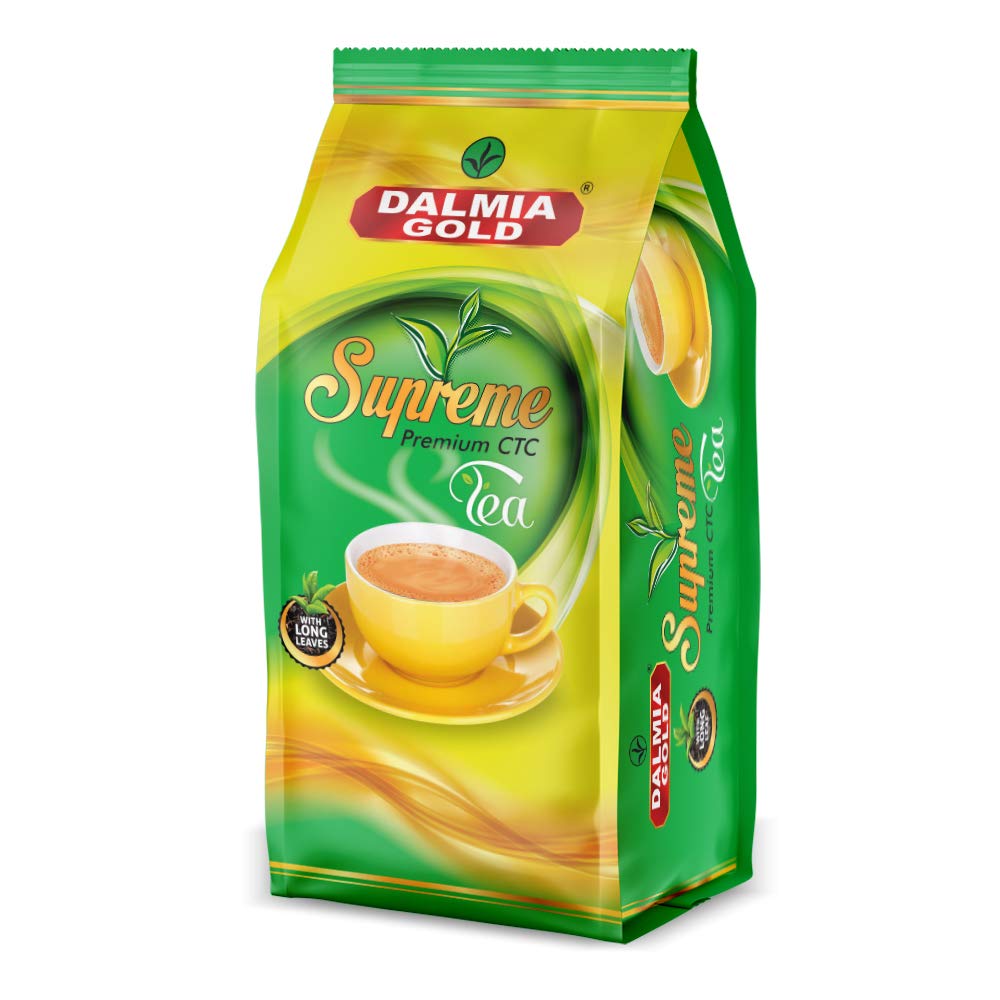 Dalmia Gold Supreme Tea with Long Orthodox Leaves -250 gms Poly Pouch | Pack of 4 | Classic Supreme Chai |Rich In Taste (B08GY48V2N) Amazon Price History, Amazon Price Tracker