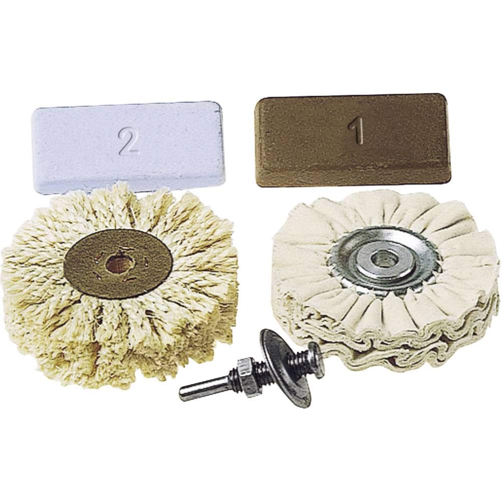 wolfcraft Professional Polishing Set - High-Gloss Buffer and Paste Kit