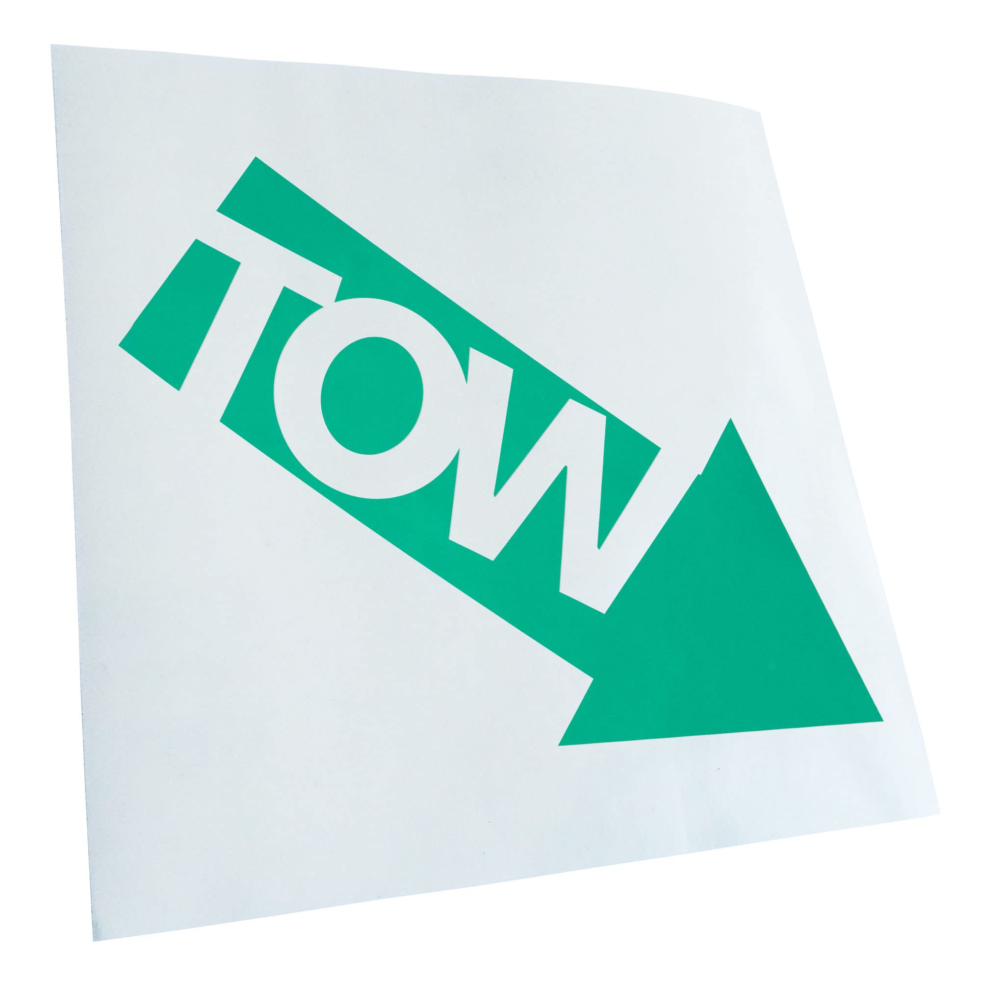 Kiwistar - Car Sticker - Turquoise - 40 x 33 cm Tow - Tow - Car - Rear Window Car Sticker Weatherproof for Car Truck Moped Truck - Sticker Exterior Self-Adhesive Tuning Accessories for Windows