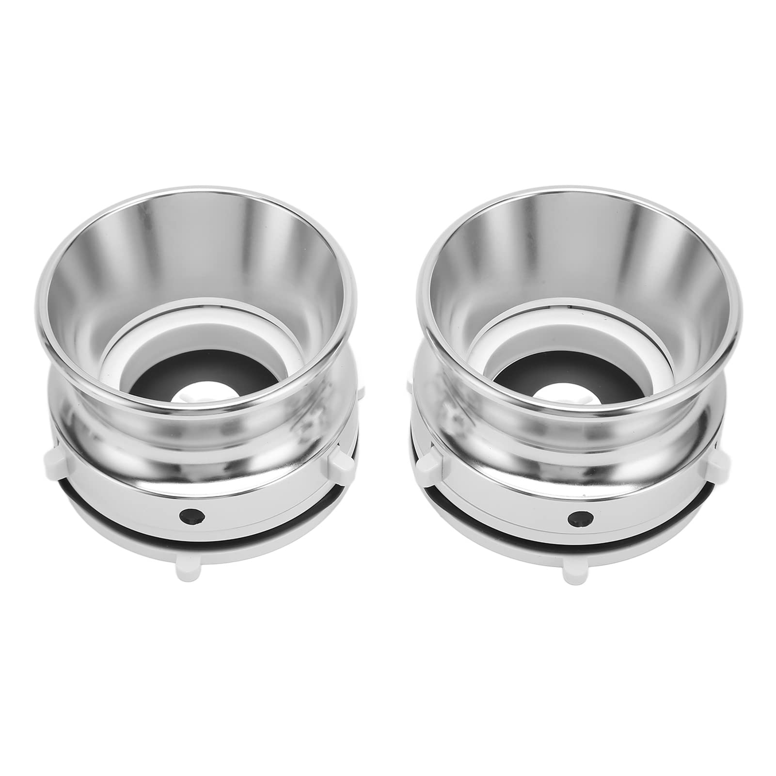 aqxreight Adattatore Hub NAB in Alluminio Set per Studer, Akai e - Dispositivo di Caricamento da 10 Pollici Universali in Argento e Bianco