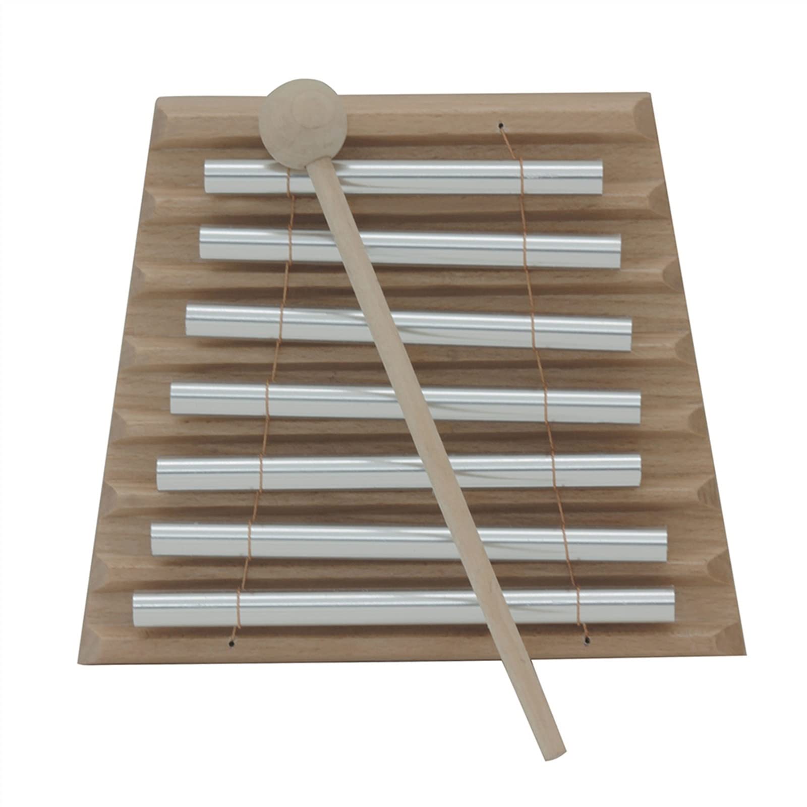 Percussão Musical Campanelli Eolici A 7 Toni Campanelli Da Meditazione Da Tavolo Campana A Vento In Legno Strumento A Percussione Musicale Educativo Con Martello Xilofoni