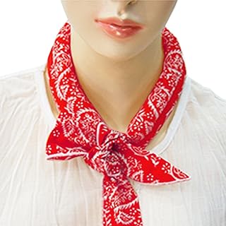 The Elixir Cooling ICE Scarf Neck Wrap Cooling Bandanna Scarf , Red Color