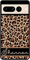 Vista 1 de Leopard Animal Skin Personalized Black Rubber Phone Case Compatible With Google Pixel 10, 10 Pro, 10 Pro XL, 9a, 9 Pro, Pixel 9, Pixel 9 Pro XL, 8a