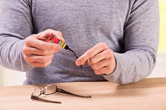 UHU Super Glue Control, 0.11 oz tube - Direct-Stop Technology, Bonds Plastic, Porcelain, Ceramics, Wood, Rubber