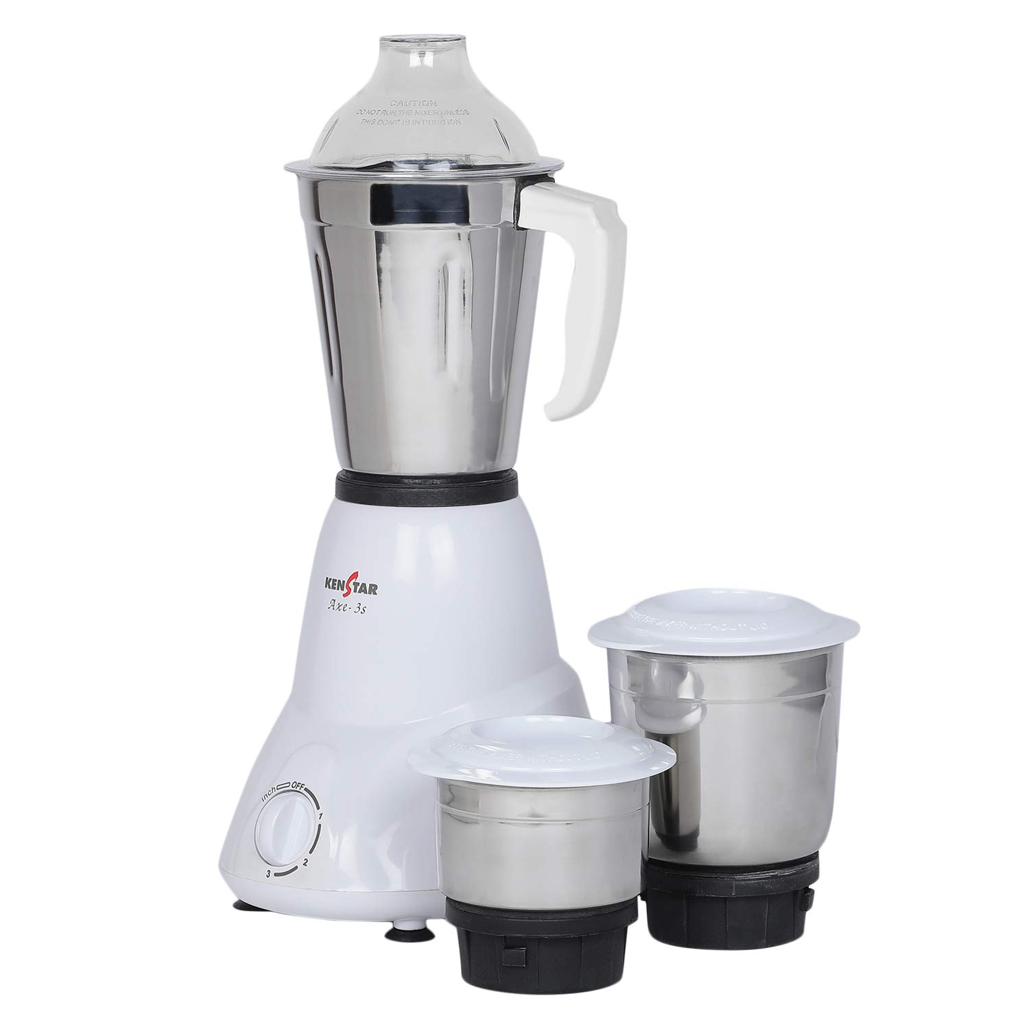 Buy Kenstar DX Axe - 3s 450 W Mixer Grinder (White, 3 Jars) Online