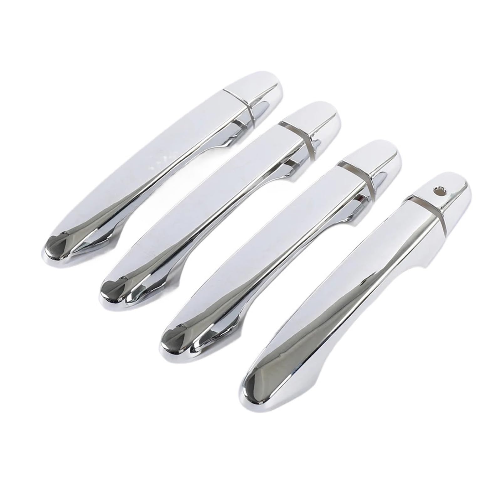 Kedfbts One Color Handle Trim Shell Compatible With Civic For 9Th For Gen 2012 2013 2014 2015 Car Exterior Door Handle Moulding Cover Trim With/Keyless Entry Decor Handle Cover(Silver)