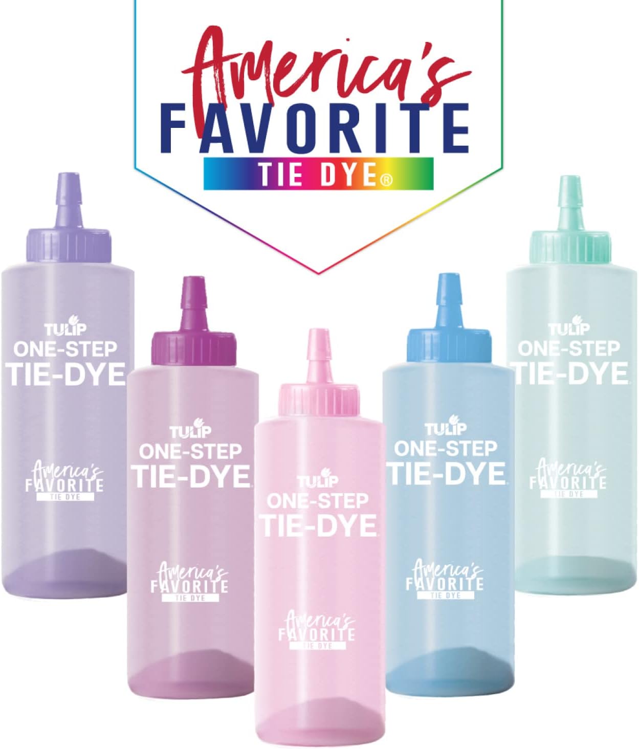 TULIP Fabric Dye Kits 44463 Fdy Lg Pretty Pastels 2/6, As Detailed (Pack of 2)