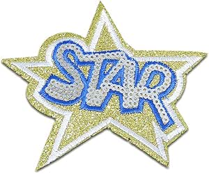 Toppe Termoadesive Ricamate Genziana Fiore - 5,5x3 Cm, Patch Decorativa Per Jeans, Borse, Cappelli - Foto 7