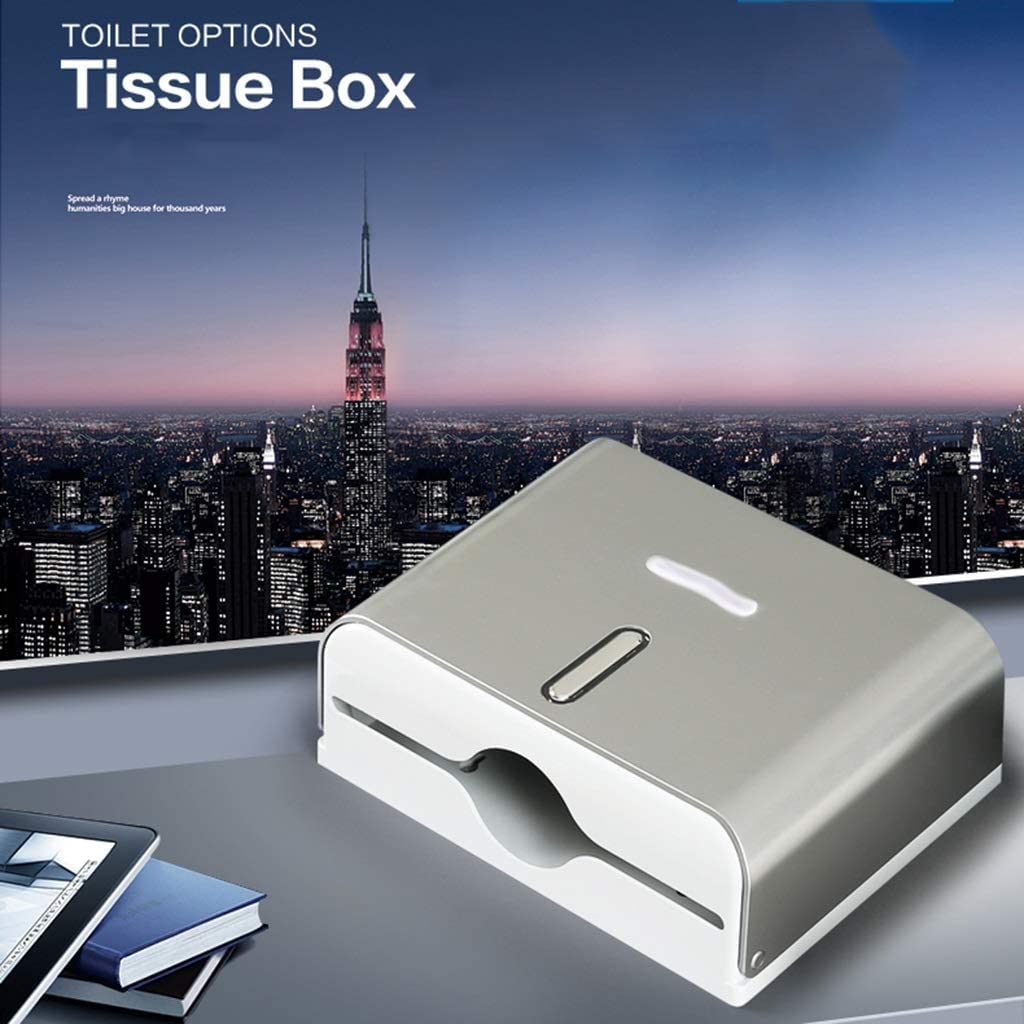 Toallas Despachador Dispensador de toallas de papel montado en la pared Dispensador de toallas de mano impermeable de gran capacidad con cerradura Portadores de toallas de papel de baño práctico