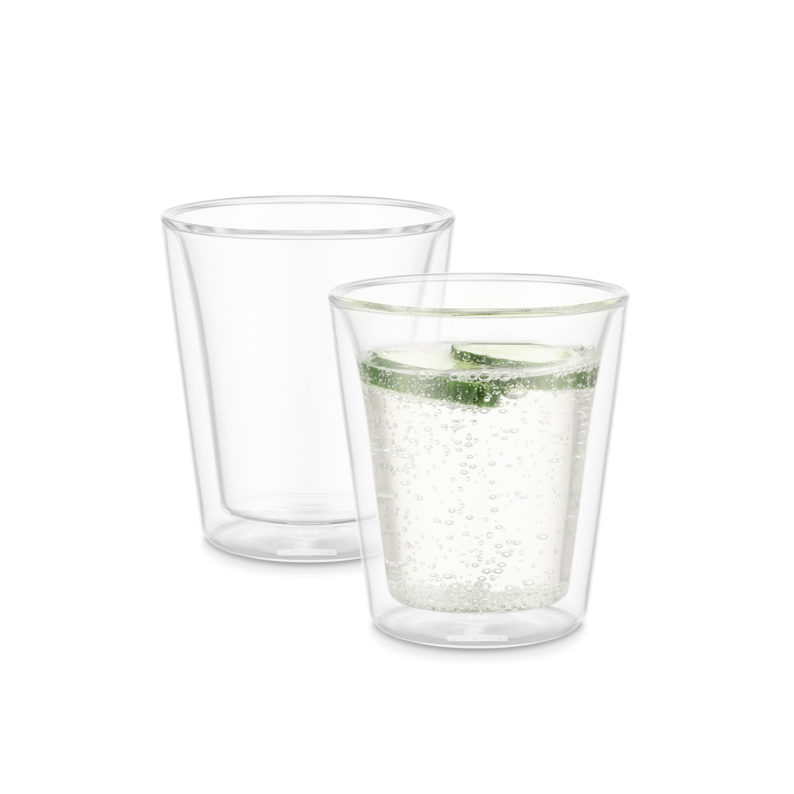 BODUM ボダム グラス コップ タンブラー BODUM CANTEEN ボダムキャンティーン ダブルウォール グラス 200ml 2個セット 保温保冷性 二重構造 耐熱ガラス 電子レンジ可 オーブン可 食洗器可 冷凍庫可 【正規品】 10109-10