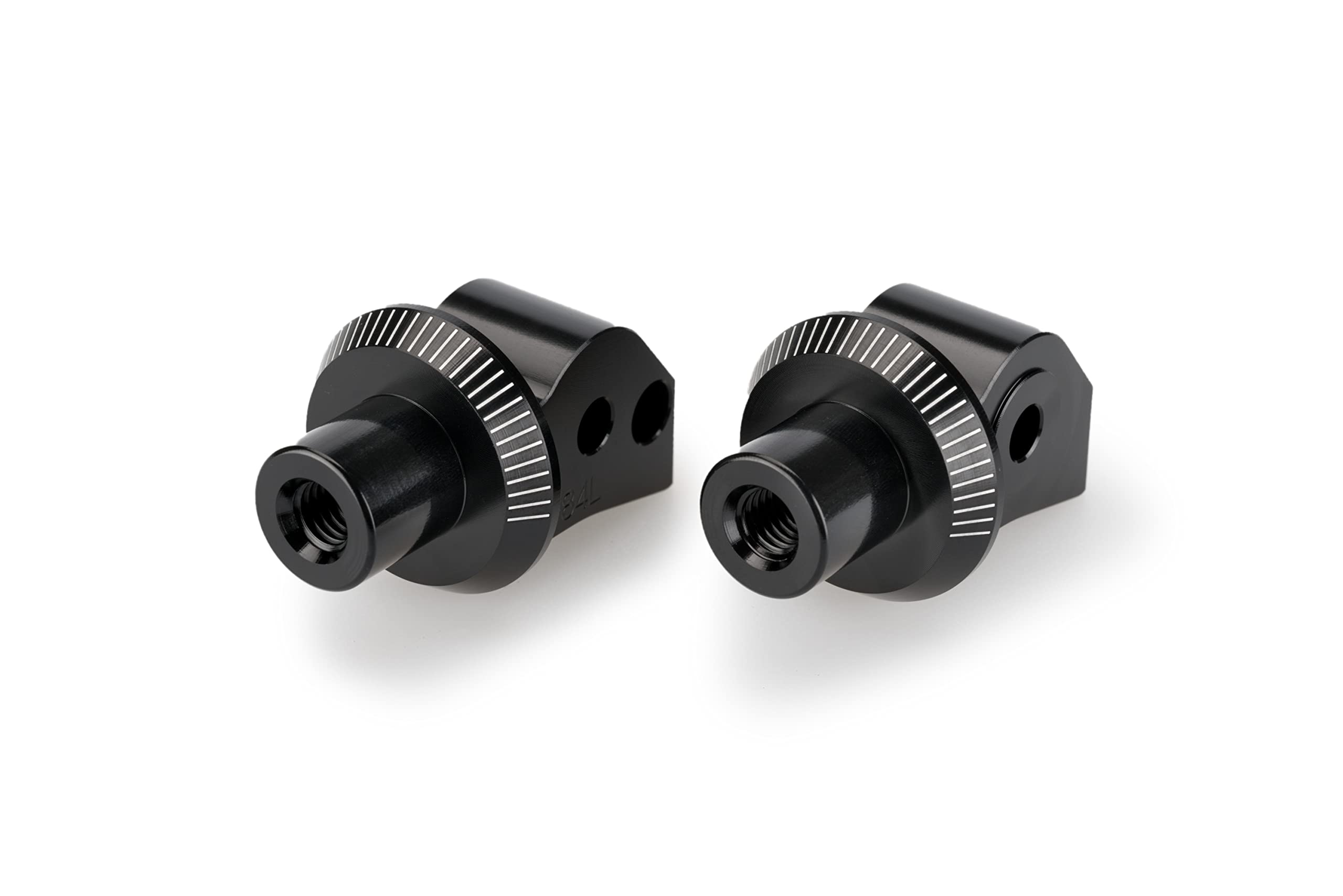 Puig Footpeg Adaptors Passenger | Black | Honda NT1100 2022>Current