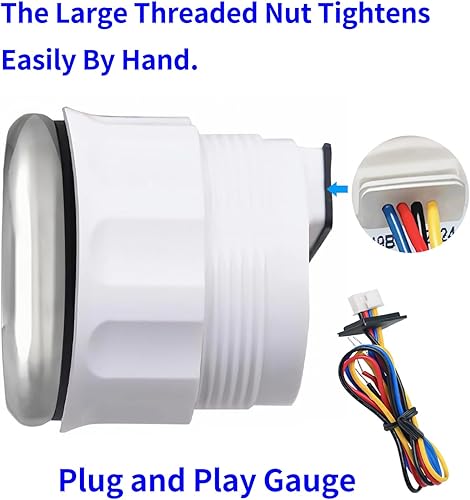 Miniatura 17 de Fuel Sender Marine - Unidad de envío de tanque de combustible de 17 pulgadas (16.929 in), flotador de acero inoxidable, nivel de combustible, unidad