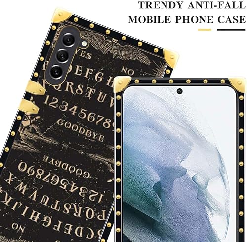 Miniatura 3 de DAIZAG B Witchy Ouija - Funda de lujo para Samsung Galaxy S23 Plus, decoración de metal, diseño de esquina, clásico, retro, suave, TPU para Samsung