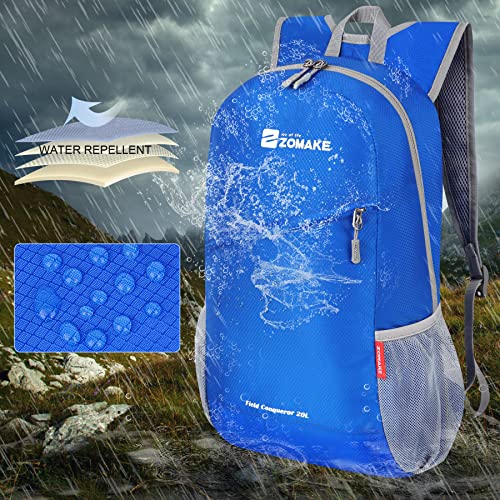 Mochila ligera plegable para hiking ZOMAKE 10/20L miniatura 7
