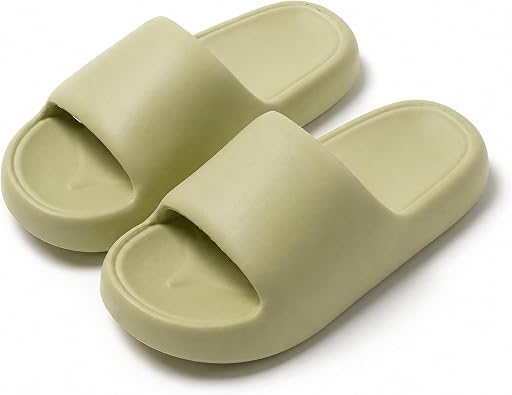 Cloud Slides for Women and Men, Unisex Thick Sole EVA Pillow House Slippers