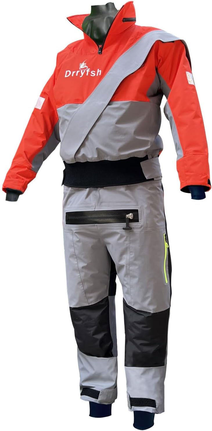 Latex Ankle Seals Drysuit Kayak Dry Suits for SUP Waterskiing Kitboarding Wingsurfing Jetsurfing