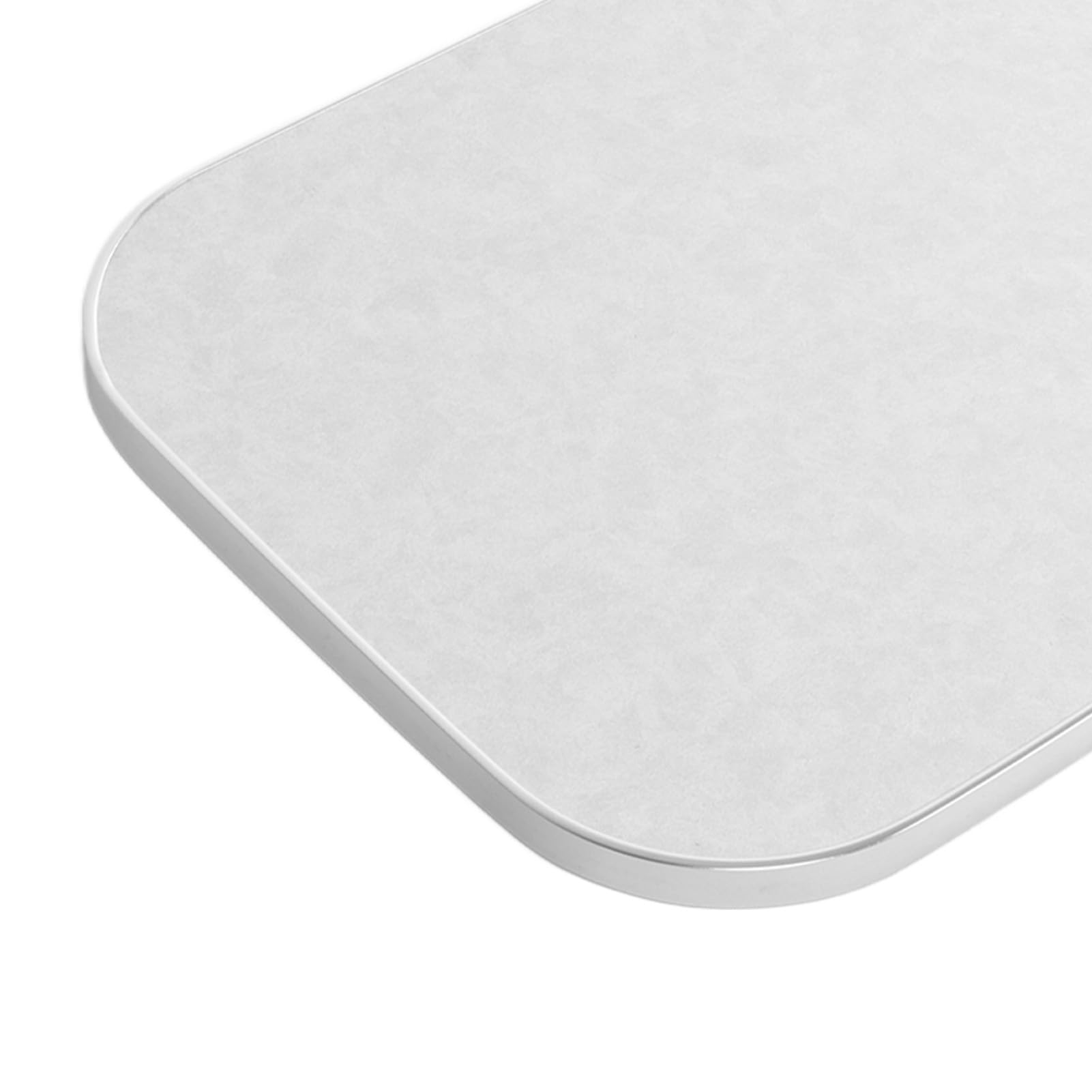 Tbest Blat Stołu na łódkę Zdejmowany Panel Pulpitu z Litego Drewna z 2 Uchwytami na Kubki Wodoodporna Plama do Jachtu RV Marine 800x400mm (WHITE)
