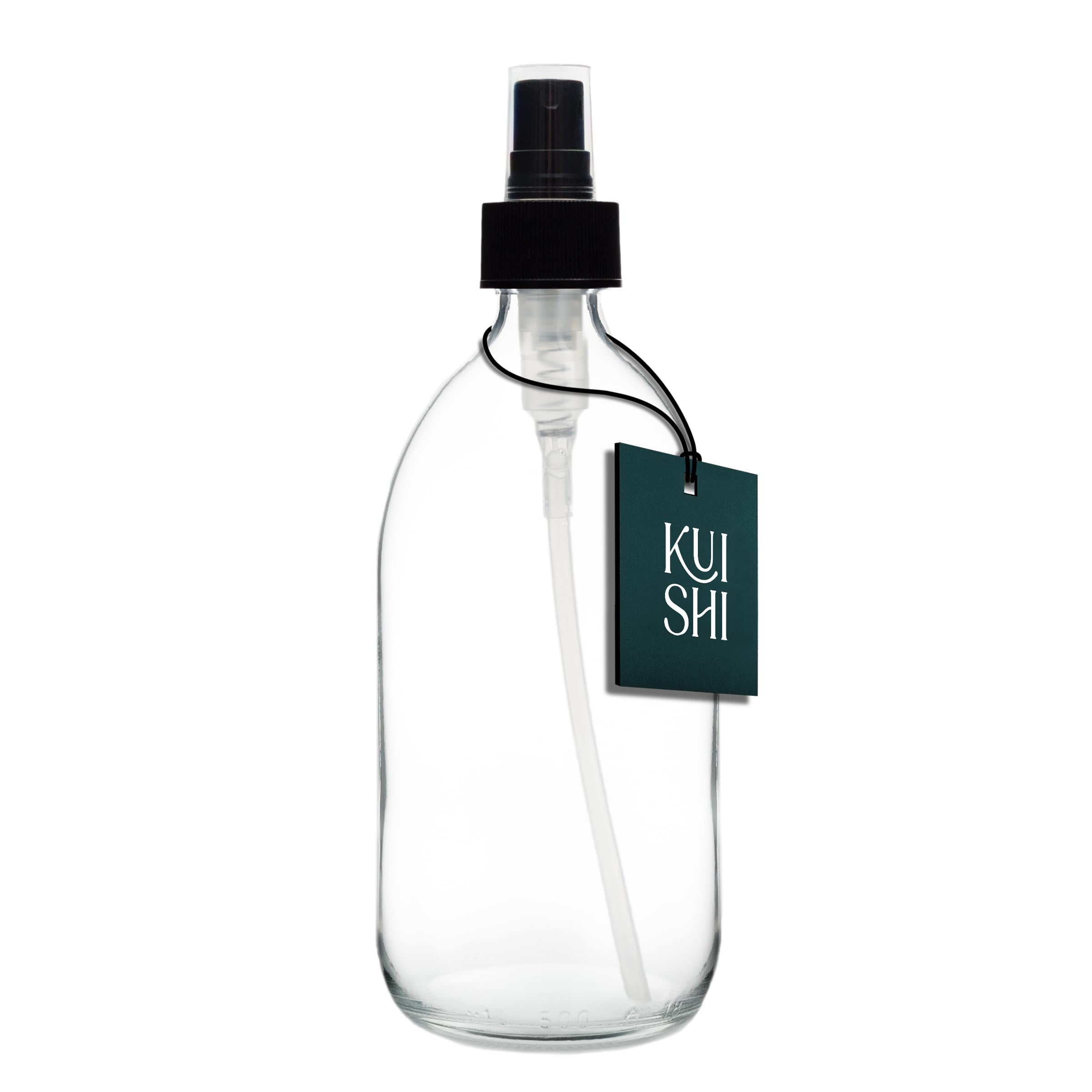 Kuishi Clear 500Ml Glass Perfume Atomiser Spray Bottle – Refillable Travel Atomiser With Protection For Fragrance & Aftershave
