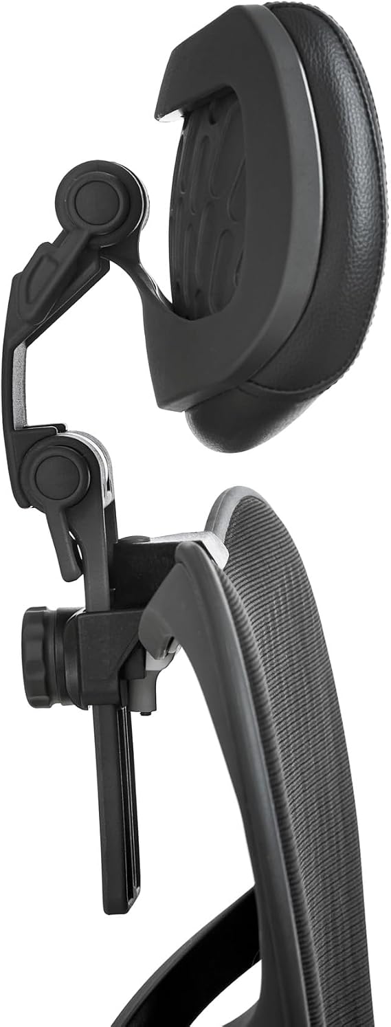 Engineered Now The Original Headrest for The Herman Miller Mirra 2 Chair (Black)