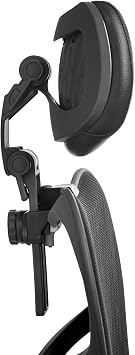 Engineered Now The Original Headrest for The Herman Miller Mirra 2 Chair (Black)