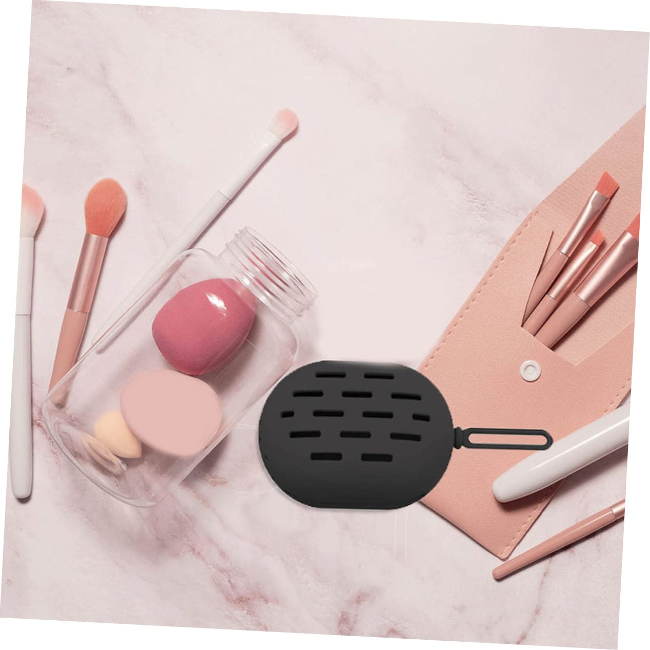 MAGICLULU 3 Sätze Schönheits-Ei-Kosmetiktasche Schwämme Machen Reise-Make-up-Pinsel Pinsel Tasche Makeup Make up Organizer Make-up-Taschen Make-up Beauty-Schwammhalter bilden