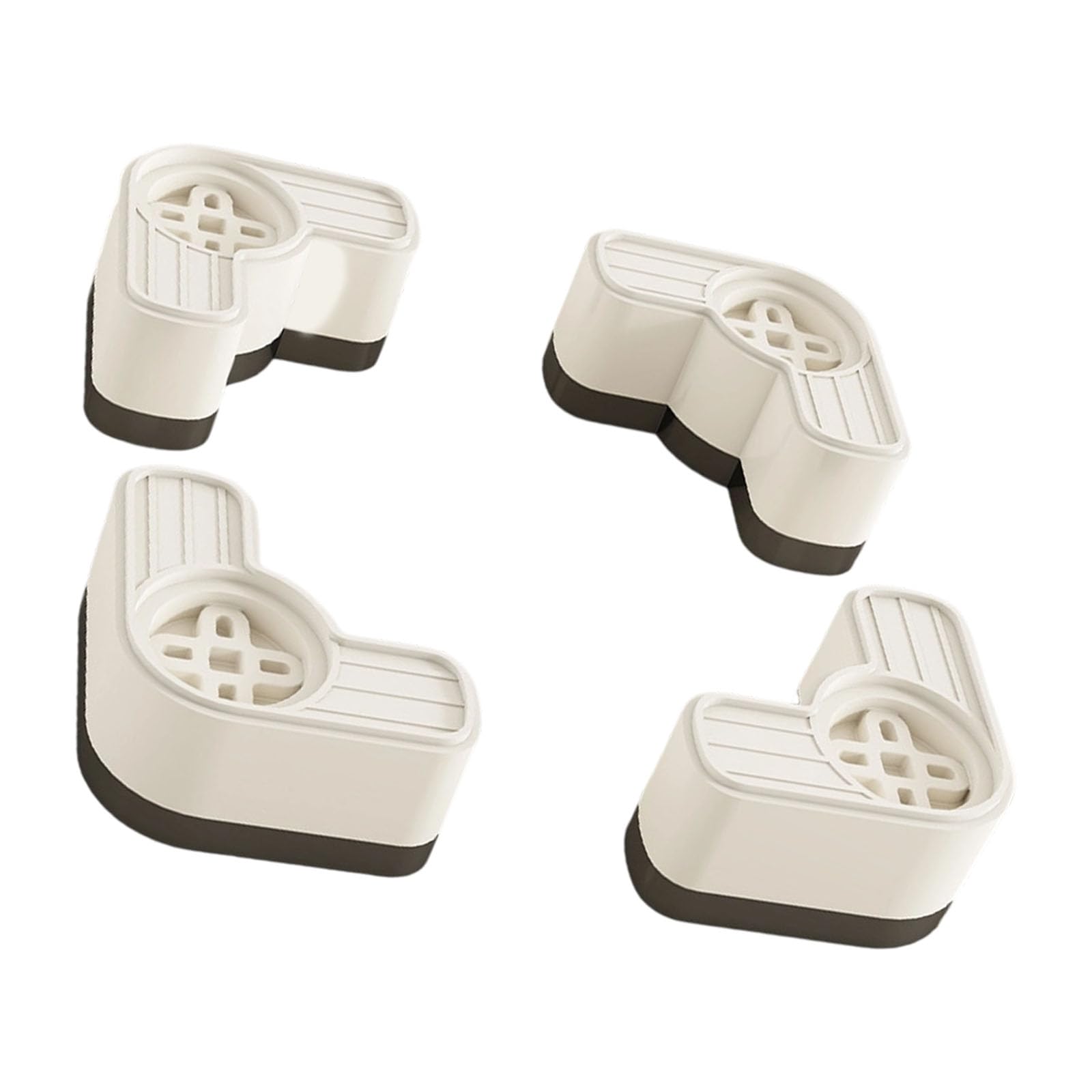 Buxuaaaa 4Pieces Antislip Mats Shock Absorbent Pads for Washers and Dryers to Minimize Shaking and Enhances Stability Laundry Appliance Leveling Feet