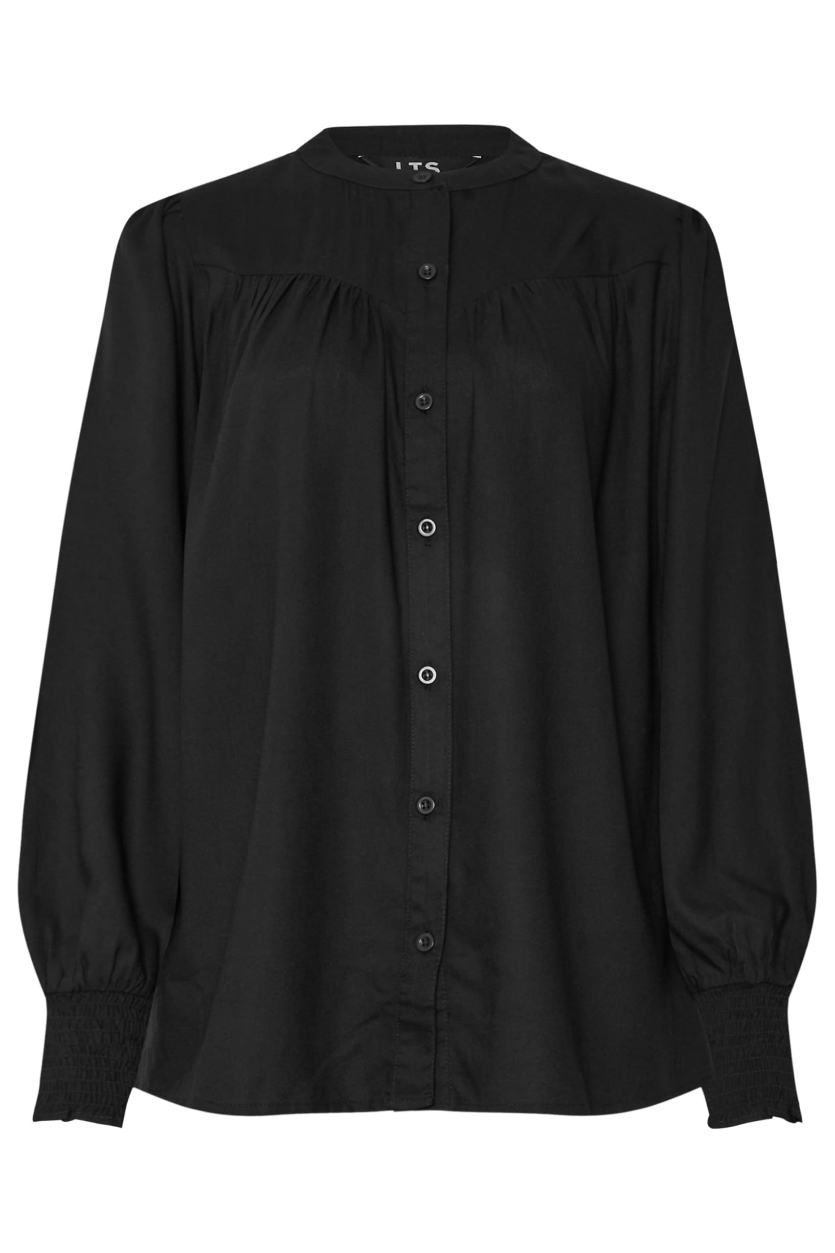 Long Tall Sally - LTS Tall Long Sleeve Blouse - Womens Black
