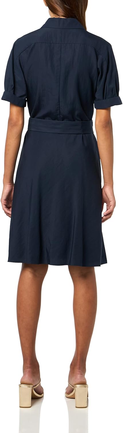 Vince Women's Cuffed S/S Belted Shirt Dress - Image 2