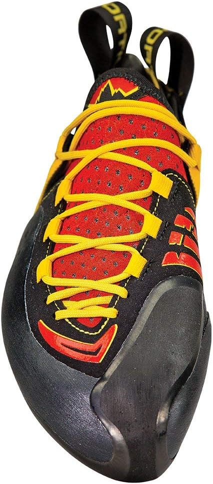 La Sportiva Unisex Genius Climbing Shoe, Red, 39.5