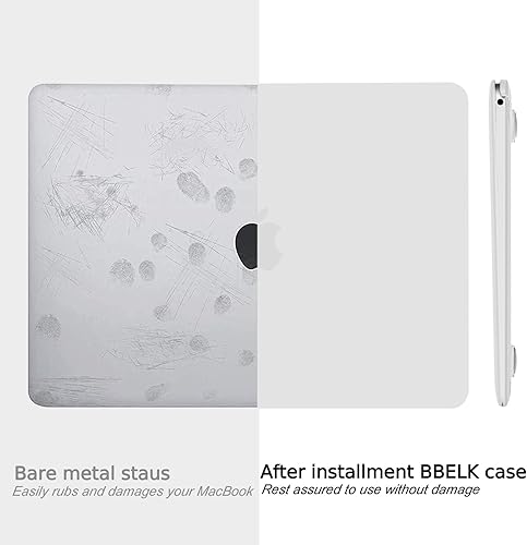 Miniatura 155 de B BELK Funda compatible con MacBook Air de 13 pulgadas 2022 2021 2020 2019 2018 M1 A2337 A2179 A1932 Touch ID, carcasa rígida de plástico para Verde