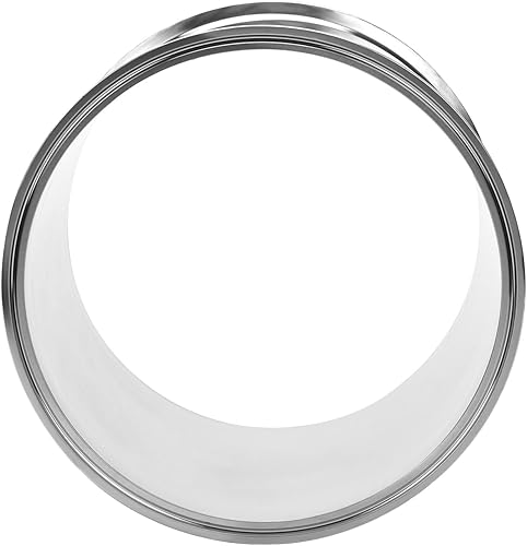 Miniatura 3 de DERNORD Tubo de carrete sanitario con extremos de abrazadera, tubo redondo sin costuras de acero inoxidable 304 con brida de virola de triple